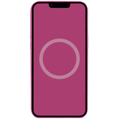Чохол Silicone case (AAA) with Magsafe and Animation (button) для Apple iPhone 16 Pro Max (6.9") Fuchsia