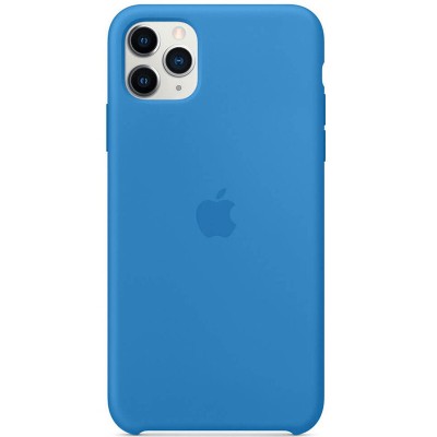Чохол Silicone case (AAA) для Apple iPhone 11 Pro (5.8") Синій / Surf Blue