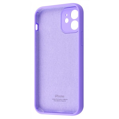 Чохол Silicone Case Camera Protection iPhone 11 purple