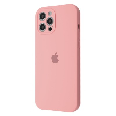 Чохол Silicone Case Camera Protection iPhone 12 Pro Max pink sand