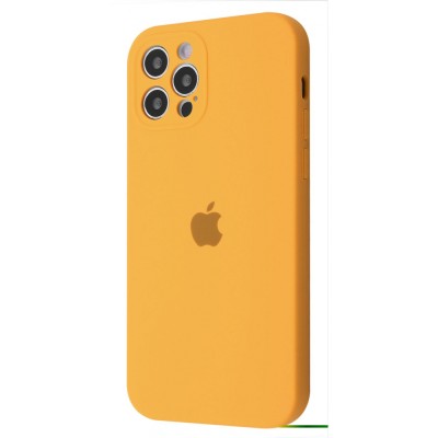 Чохол Silicone Case Camera Protection iPhone 12 Pro yellow