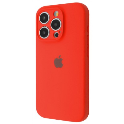 Чохол Silicone Case Camera Protection iPhone 13 Pro red