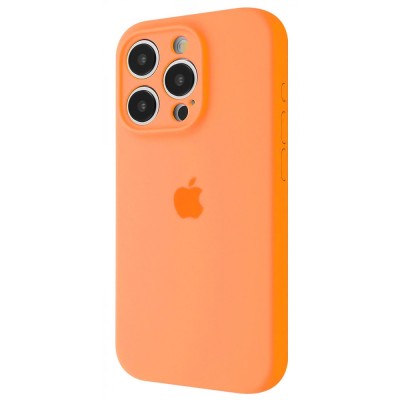 Чохол Silicone Case Camera Protection iPhone 14 Pro orange