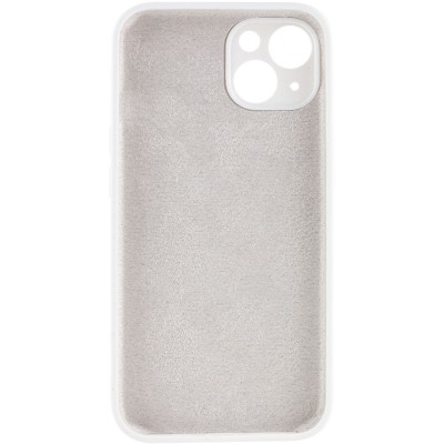 Чохол Silicone Case Full Camera Protective (AA) NO LOGO для Apple iPhone 13 (6.1") Білий / White Чохол Silicone Case Full Camera Protective (AA) NO LOGO для Apple iPhone 13 (6.1") Білий / White