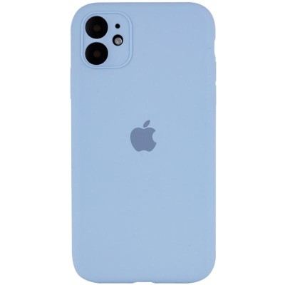 Чохол Silicone Case Full Camera Protective (AA) для Apple iPhone 12 (6.1") Блакитний / Lilac Blue Чохол Silicone Case Full Camera Protective (AA) для Apple iPhone 12 (6.1") Блакитний / Lilac Blue