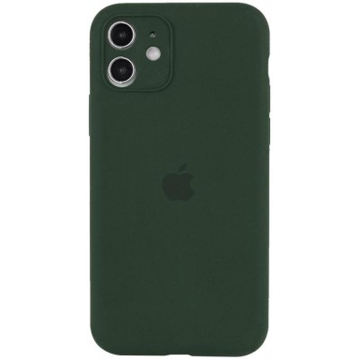 Чохол Silicone Case Full Camera Protective (AA) для Apple iPhone 12 (6.1") Зелений / Cyprus Green Чохол Silicone Case Full Camera Protective (AA) для Apple iPhone 12 (6.1") Зелений / Cyprus Green