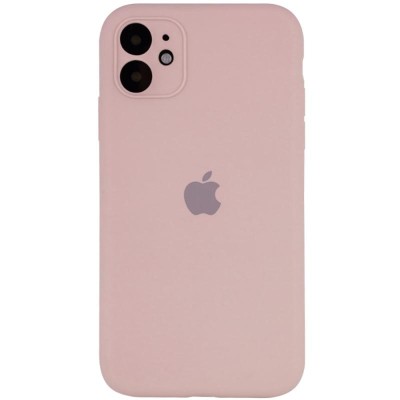Чохол Silicone Case Full Camera Protective (AA) для Apple iPhone 12 (6.1") Рожевий / Pink Sand Чохол Silicone Case Full Camera Protective (AA) для Apple iPhone 12 (6.1") Рожевий / Pink Sand