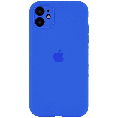 Чохол Silicone Case Full Camera Protective (AA) для Apple iPhone 12 (6.1") Синій / Capri Blue Чохол Silicone Case Full Camera Protective (AA) для Apple iPhone 12 (6.1") Синій / Capri Blue