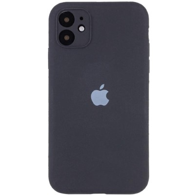 Чохол Silicone Case Full Camera Protective (AA) для Apple iPhone 12 (6.1") Сірий / Dark Gray Чохол Silicone Case Full Camera Protective (AA) для Apple iPhone 12 (6.1") Сірий / Dark Gray