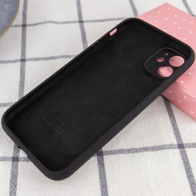 Чохол Silicone Case Full Camera Protective (AA) для Apple iPhone 12 (6.1") Чорний / Black Чохол Silicone Case Full Camera Protective (AA) для Apple iPhone 12 (6.1") Чорний / Black