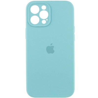 Чохол Silicone Case Full Camera Protective (AA) для Apple iPhone 12 Pro (6.1") Бірюзовий / Marine Green Чохол Silicone Case Full Camera Protective (AA) для Apple iPhone 12 Pro (6.1") Бірюзовий / Marine Green