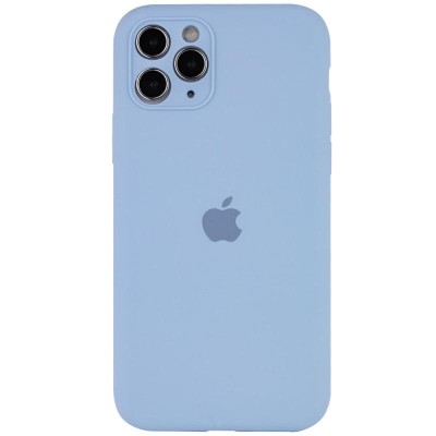 Чохол Silicone Case Full Camera Protective (AA) для Apple iPhone 12 Pro (6.1") Блакитний / Lilac Blue Чохол Silicone Case Full Camera Protective (AA) для Apple iPhone 12 Pro (6.1") Блакитний / Lilac Blue