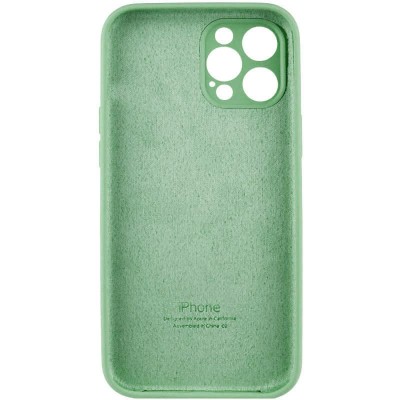 Чохол Silicone Case Full Camera Protective (AA) для Apple iPhone 12 Pro (6.1") Зелений / Pistachio Чохол Silicone Case Full Camera Protective (AA) для Apple iPhone 12 Pro (6.1") Зелений / Pistachio
