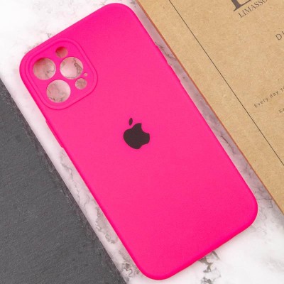 Чохол Silicone Case Full Camera Protective (AA) для Apple iPhone 12 Pro (6.1") Рожевий / Barbie pink Чохол Silicone Case Full Camera Protective (AA) для Apple iPhone 12 Pro (6.1") Рожевий / Barbie pink