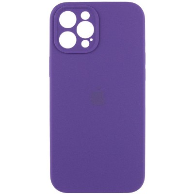Чохол Silicone Case Full Camera Protective (AA) для Apple iPhone 12 Pro (6.1") Фіолетовий / Amethyst Чохол Silicone Case Full Camera Protective (AA) для Apple iPhone 12 Pro (6.1") Фіолетовий / Amethyst