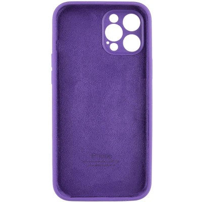 Чохол Silicone Case Full Camera Protective (AA) для Apple iPhone 12 Pro (6.1") Фіолетовий / Amethyst Чохол Silicone Case Full Camera Protective (AA) для Apple iPhone 12 Pro (6.1") Фіолетовий / Amethyst