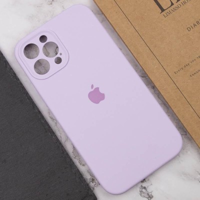 Чохол Silicone Case Full Camera Protective (AA) для Apple iPhone 12 Pro Max (6.7") Бузковий / Lilac Чохол Silicone Case Full Camera Protective (AA) для Apple iPhone 12 Pro Max (6.7") Бузковий / Lilac