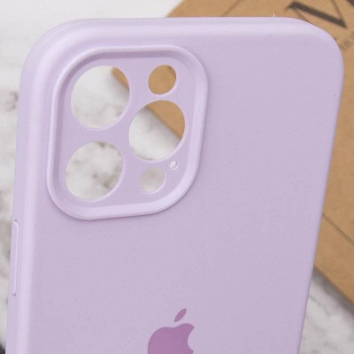 Чохол Silicone Case Full Camera Protective (AA) для Apple iPhone 12 Pro Max (6.7") Бузковий / Lilac Чохол Silicone Case Full Camera Protective (AA) для Apple iPhone 12 Pro Max (6.7") Бузковий / Lilac