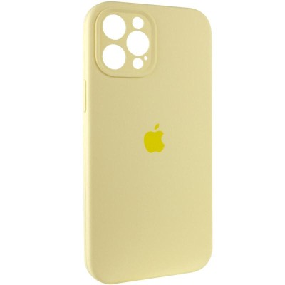 Чохол Silicone Case Full Camera Protective (AA) для Apple iPhone 12 Pro Max (6.7") Жовтий / Mellow Yellow Чохол Silicone Case Full Camera Protective (AA) для Apple iPhone 12 Pro Max (6.7") Жовтий / Mellow Yellow
