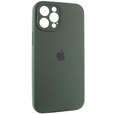 Чохол Silicone Case Full Camera Protective (AA) для Apple iPhone 12 Pro Max (6.7") Зелений / Cyprus Green Чохол Silicone Case Full Camera Protective (AA) для Apple iPhone 12 Pro Max (6.7") Зелений / Cyprus Green
