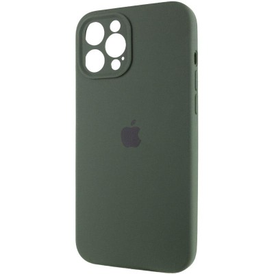 Чохол Silicone Case Full Camera Protective (AA) для Apple iPhone 12 Pro Max (6.7") Зелений / Cyprus Green Чохол Silicone Case Full Camera Protective (AA) для Apple iPhone 12 Pro Max (6.7") Зелений / Cyprus Green