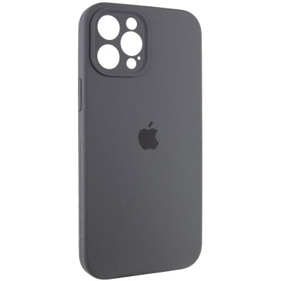 Чохол Silicone Case Full Camera Protective (AA) для Apple iPhone 12 Pro Max (6.7") Сірий / Dark Gray Чохол Silicone Case Full Camera Protective (AA) для Apple iPhone 12 Pro Max (6.7") Сірий / Dark Gray