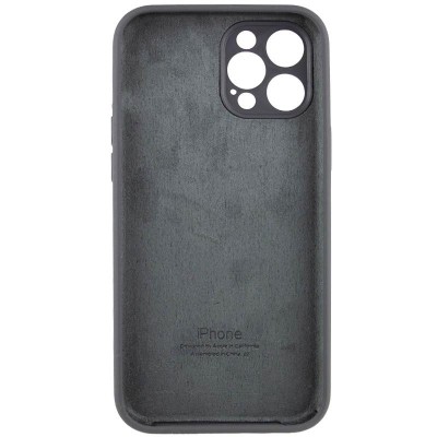 Чохол Silicone Case Full Camera Protective (AA) для Apple iPhone 12 Pro Max (6.7") Сірий / Dark Gray Чохол Silicone Case Full Camera Protective (AA) для Apple iPhone 12 Pro Max (6.7") Сірий / Dark Gray