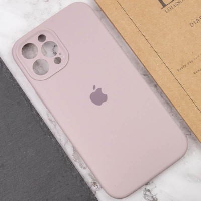 Чохол Silicone Case Full Camera Protective (AA) для Apple iPhone 12 Pro Max (6.7") Сірий / Lavender Чохол Silicone Case Full Camera Protective (AA) для Apple iPhone 12 Pro Max (6.7") Сірий / Lavender