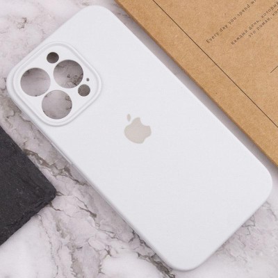 Чохол Silicone Case Full Camera Protective (AA) для Apple iPhone 15 Pro (6.1") Білий / White Чохол Silicone Case Full Camera Protective (AA) для Apple iPhone 15 Pro (6.1") Білий / White