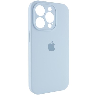 Чохол Silicone Case Full Camera Protective (AA) для Apple iPhone 15 Pro (6.1") Блакитний / Sweet Blue Чохол Silicone Case Full Camera Protective (AA) для Apple iPhone 15 Pro (6.1") Блакитний / Sweet Blue