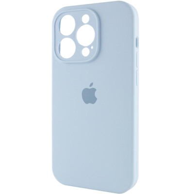 Чохол Silicone Case Full Camera Protective (AA) для Apple iPhone 15 Pro (6.1") Блакитний / Sweet Blue Чохол Silicone Case Full Camera Protective (AA) для Apple iPhone 15 Pro (6.1") Блакитний / Sweet Blue