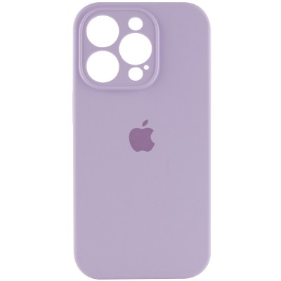 Чохол Silicone Case Full Camera Protective (AA) для Apple iPhone 15 Pro (6.1") Бузковий / Lilac