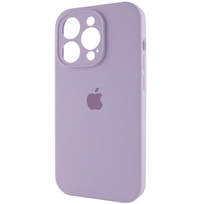 Чохол Silicone Case Full Camera Protective (AA) для Apple iPhone 15 Pro (6.1") Бузковий / Lilac