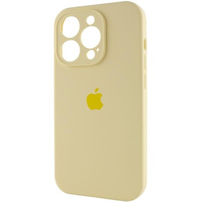 Чохол Silicone Case Full Camera Protective (AA) для Apple iPhone 15 Pro (6.1") Жовтий / Mellow Yellow Чохол Silicone Case Full Camera Protective (AA) для Apple iPhone 15 Pro (6.1") Жовтий / Mellow Yellow