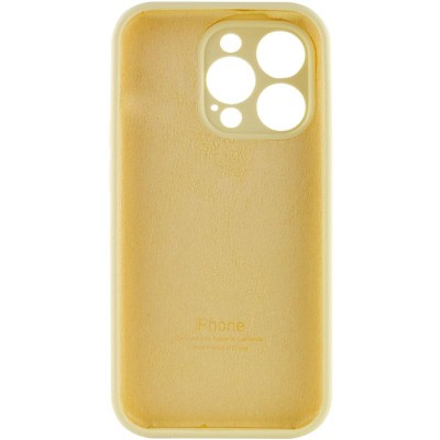 Чохол Silicone Case Full Camera Protective (AA) для Apple iPhone 15 Pro (6.1") Жовтий / Mellow Yellow Чохол Silicone Case Full Camera Protective (AA) для Apple iPhone 15 Pro (6.1") Жовтий / Mellow Yellow