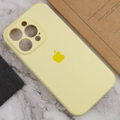 Чохол Silicone Case Full Camera Protective (AA) для Apple iPhone 15 Pro (6.1") Жовтий / Mellow Yellow Чохол Silicone Case Full Camera Protective (AA) для Apple iPhone 15 Pro (6.1") Жовтий / Mellow Yellow