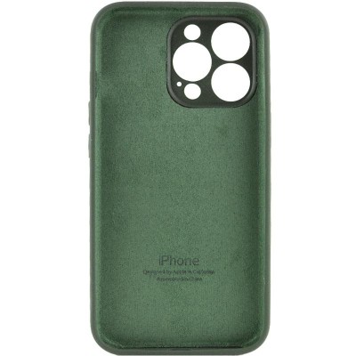 Чохол Silicone Case Full Camera Protective (AA) для Apple iPhone 15 Pro (6.1") Зелений / Cyprus Green