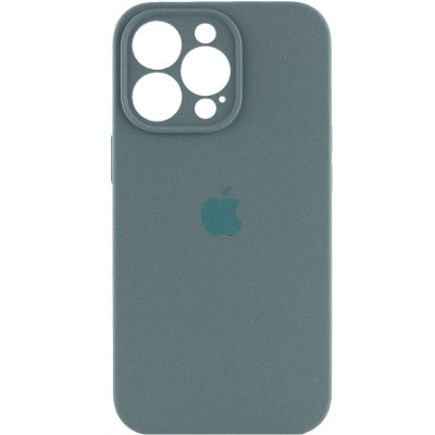 Чохол Silicone Case Full Camera Protective (AA) для Apple iPhone 15 Pro (6.1") Зелений / Pine green Чохол Silicone Case Full Camera Protective (AA) для Apple iPhone 15 Pro (6.1") Зелений / Pine green