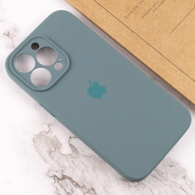 Чохол Silicone Case Full Camera Protective (AA) для Apple iPhone 15 Pro (6.1") Зелений / Pine green Чохол Silicone Case Full Camera Protective (AA) для Apple iPhone 15 Pro (6.1") Зелений / Pine green