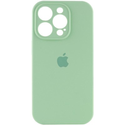 Чохол Silicone Case Full Camera Protective (AA) для Apple iPhone 15 Pro (6.1") Зелений / Pistachio Чохол Silicone Case Full Camera Protective (AA) для Apple iPhone 15 Pro (6.1") Зелений / Pistachio