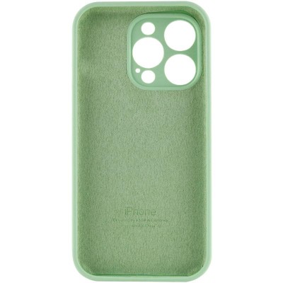 Чохол Silicone Case Full Camera Protective (AA) для Apple iPhone 15 Pro (6.1") Зелений / Pistachio Чохол Silicone Case Full Camera Protective (AA) для Apple iPhone 15 Pro (6.1") Зелений / Pistachio
