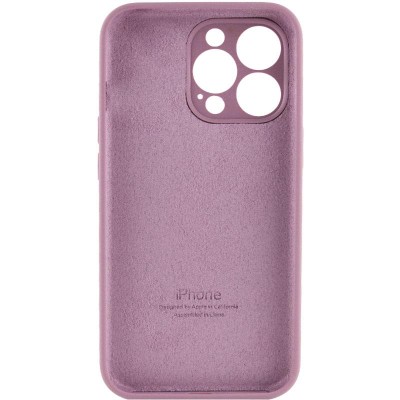 Чохол Silicone Case Full Camera Protective (AA) для Apple iPhone 15 Pro (6.1") Ліловий / Lilac Pride