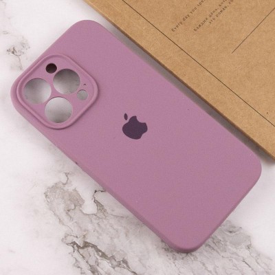 Чохол Silicone Case Full Camera Protective (AA) для Apple iPhone 15 Pro (6.1") Ліловий / Lilac Pride