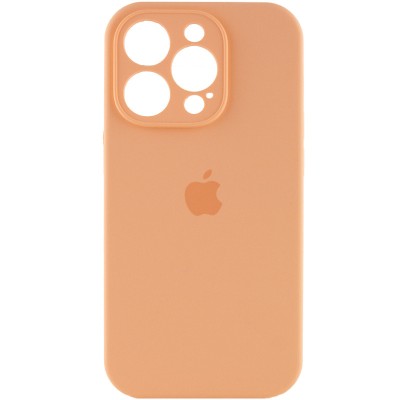 Чохол Silicone Case Full Camera Protective (AA) для Apple iPhone 15 Pro (6.1") Помаранчевий / Cantaloupe Чохол Silicone Case Full Camera Protective (AA) для Apple iPhone 15 Pro (6.1") Помаранчевий / Cantaloupe