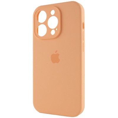 Чохол Silicone Case Full Camera Protective (AA) для Apple iPhone 15 Pro (6.1") Помаранчевий / Cantaloupe Чохол Silicone Case Full Camera Protective (AA) для Apple iPhone 15 Pro (6.1") Помаранчевий / Cantaloupe