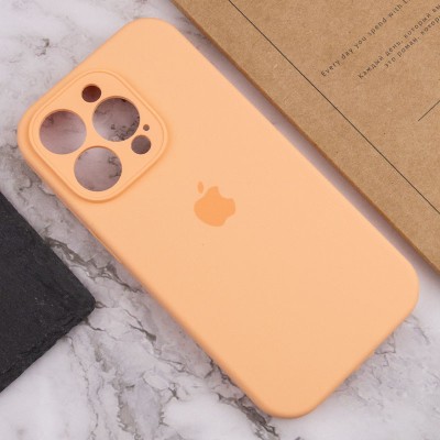 Чохол Silicone Case Full Camera Protective (AA) для Apple iPhone 15 Pro (6.1") Помаранчевий / Cantaloupe Чохол Silicone Case Full Camera Protective (AA) для Apple iPhone 15 Pro (6.1") Помаранчевий / Cantaloupe