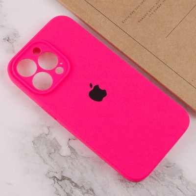 Чохол Silicone Case Full Camera Protective (AA) для Apple iPhone 15 Pro (6.1") Рожевий / Barbie pink Чохол Silicone Case Full Camera Protective (AA) для Apple iPhone 15 Pro (6.1") Рожевий / Barbie pink