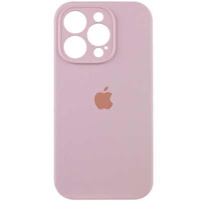 Чохол Silicone Case Full Camera Protective (AA) для Apple iPhone 15 Pro (6.1") Рожевий / Chalk Pink Чохол Silicone Case Full Camera Protective (AA) для Apple iPhone 15 Pro (6.1") Рожевий / Chalk Pink