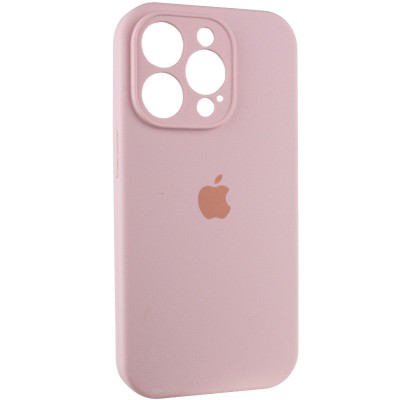 Чохол Silicone Case Full Camera Protective (AA) для Apple iPhone 15 Pro (6.1") Рожевий / Chalk Pink Чохол Silicone Case Full Camera Protective (AA) для Apple iPhone 15 Pro (6.1") Рожевий / Chalk Pink