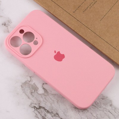 Чохол Silicone Case Full Camera Protective (AA) для Apple iPhone 15 Pro (6.1") Рожевий / Light pink Чохол Silicone Case Full Camera Protective (AA) для Apple iPhone 15 Pro (6.1") Рожевий / Light pink